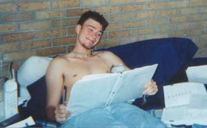 Kyle in Funroe dorms